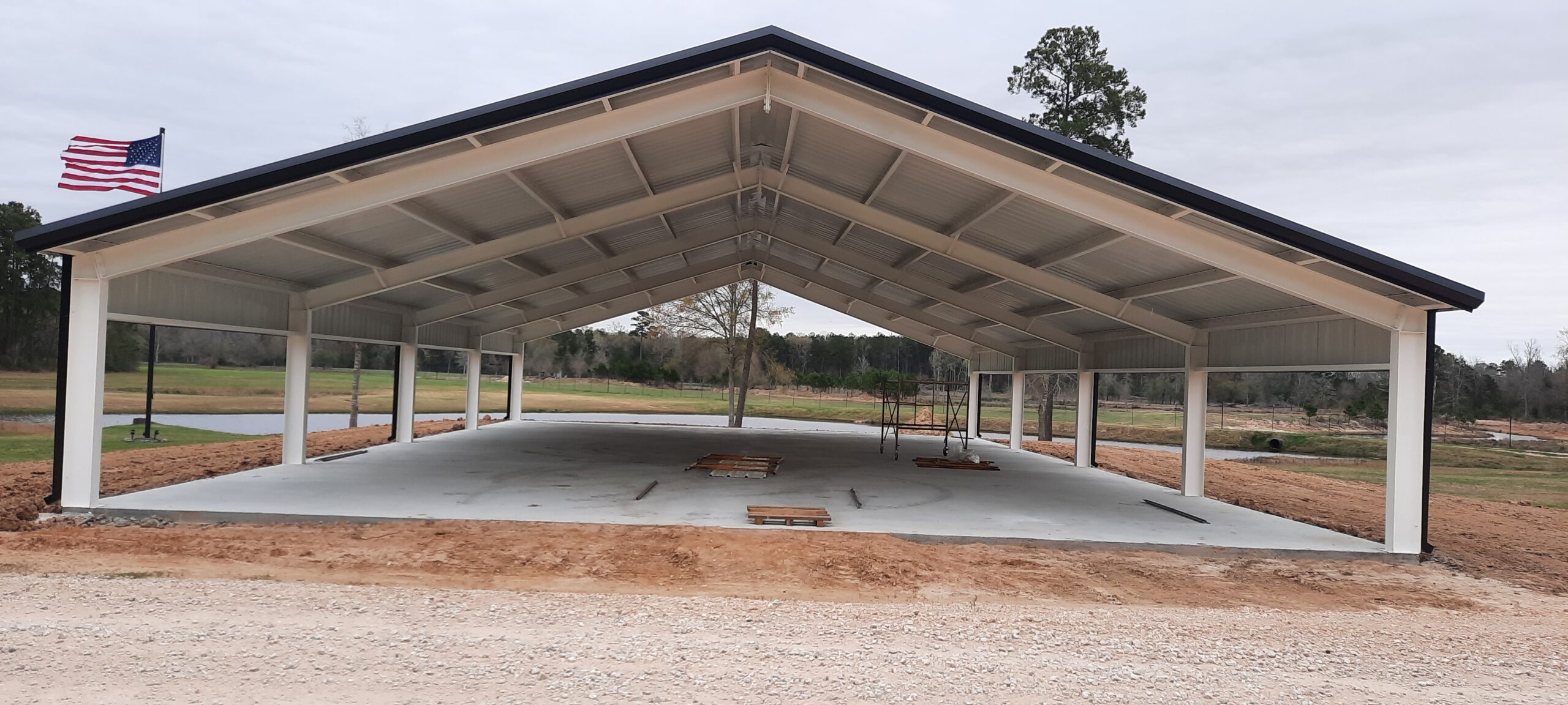 Large scale steel structure fabrication and installation project in Greater Houston